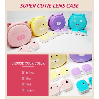 Khay gương đựng lens heo Kankan xinh xắn