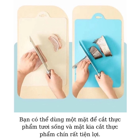 Thớt Nhựa Dẻo Size Lớn Chất Liệu Kháng Khuẩn Chống Trượt Nhiều Màu