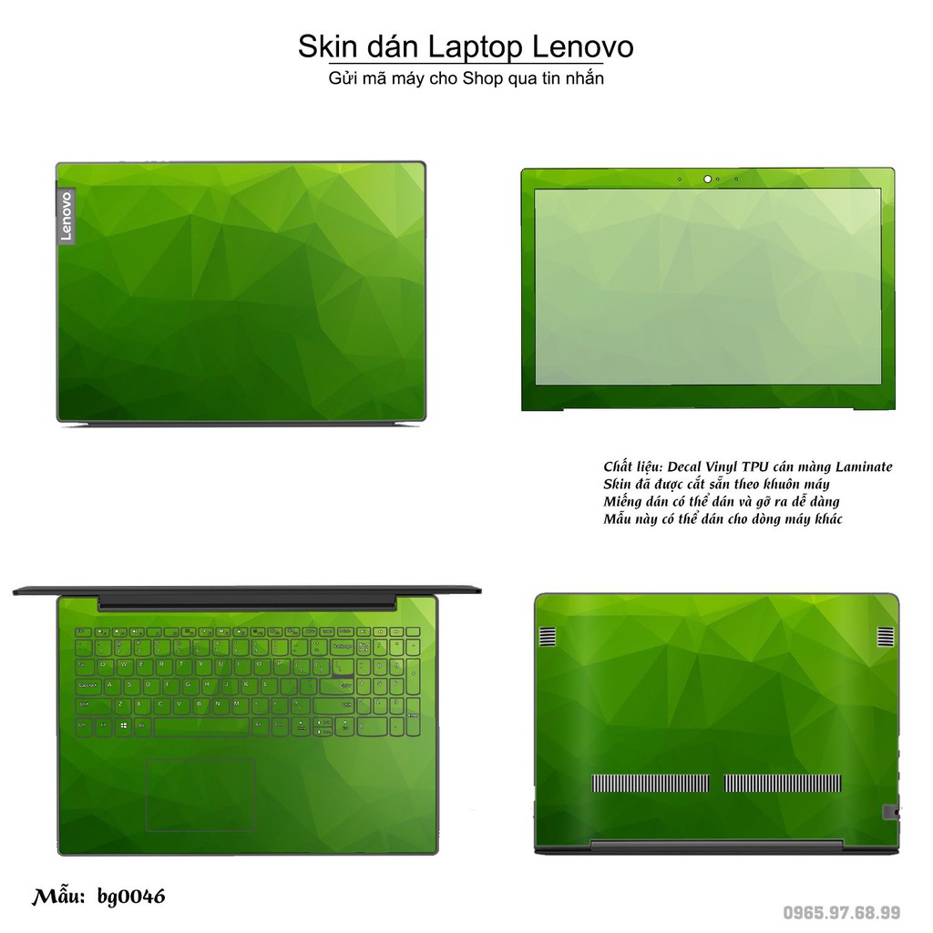 Skin dán Laptop Lenovo in hình Vân kim cương _nhiều mẫu 2 (inbox mã máy cho Shop)