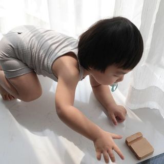 Bộ ba lỗ thun gân Minky Mom
