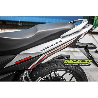 Tem Trùm Winner Click trắng đỏ