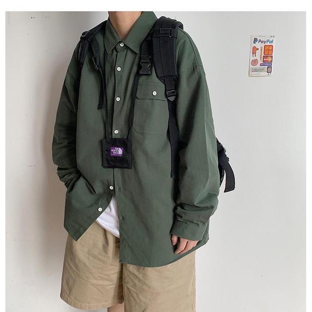 Áo khoác sơ mi hàn quốc unisex cho nam nữ | BigBuy360 - bigbuy360.vn