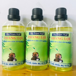 3 chai Dầu Tràm Huế nguyên chất Thắng Lợi ( 1 chai / 100ml ) - Dầu tràm gió thiên nhiên