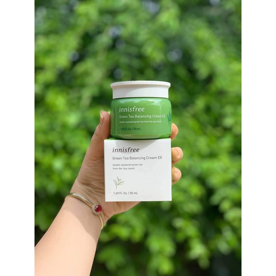 Kem dưỡng trà xanh Innisfree Green Tea Balancing Cream EX mẫu mới