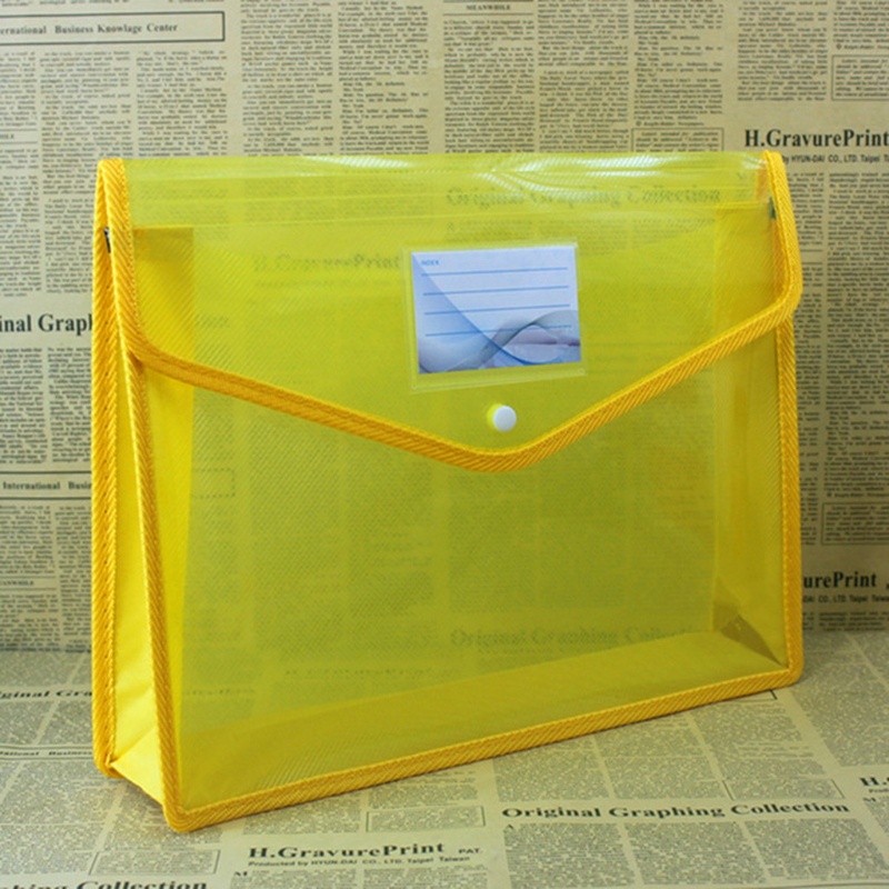 Túi đựng sắp xếp tài liệu khổ A4 B4 trong suốt 3D