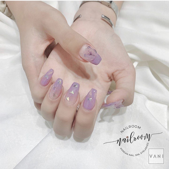 Hộp Kim Tuyến, Sticker Nail Hình Bướm Đắp Ẩn Móng Tay 12 Màu Phụ Kiện Nail - Vani Store