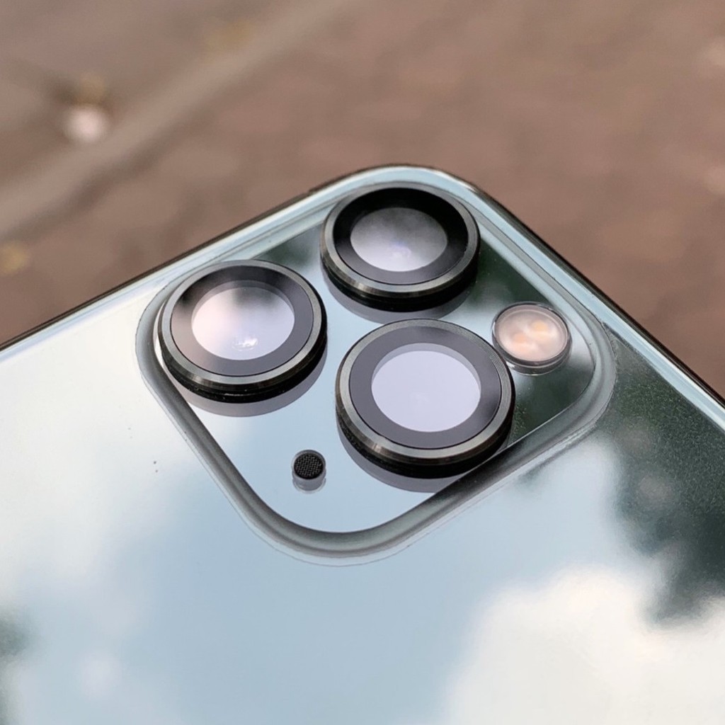 Bộ dán 3 mắt bảo vệ camera IPhone 11 / Pro / Pro Max chính hãng KUZOOM cao cấp