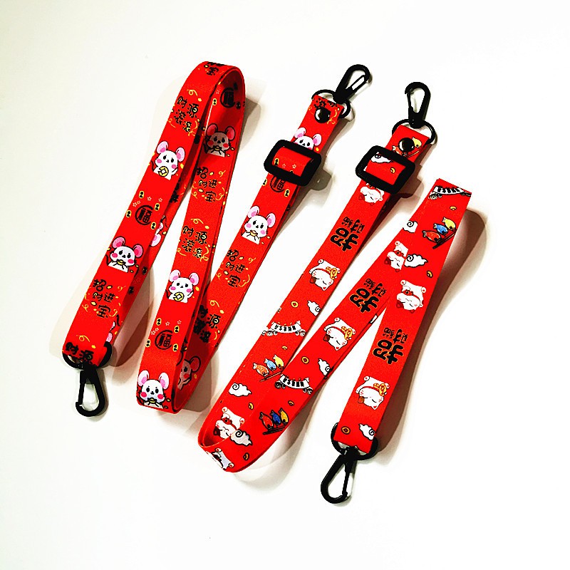 Dây Đeo Điện Thoại Chống Trượt Hình Mèo May Mắn Dễ Thương