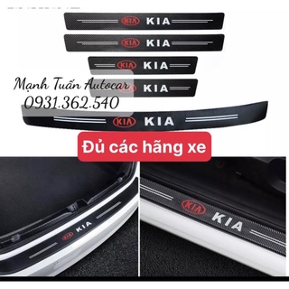 Nẹp Dán Vân Carbon Chống Trầy Xước Bảo Vệ Bậc Cửa Xe Hơi/ Bảo Vệ Cốp Sau Xe Hơi Cho Nhiều Hãng Xe