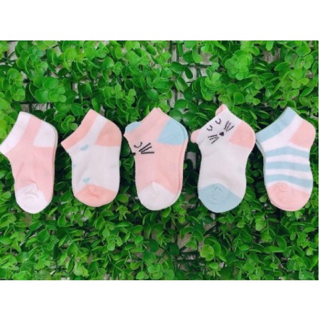 Sét 5 Đôi Tất Lưới Kids Socks Cho Bé