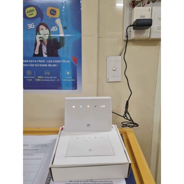 Bộ Phát WIFI 4G HUAWEI B311-221 Mobifone Mới 95%