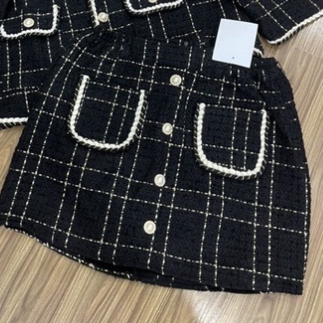 Chân váy dạ bigsize vải tweet cao cấp có quần trong Ms199-Hàng bán shop