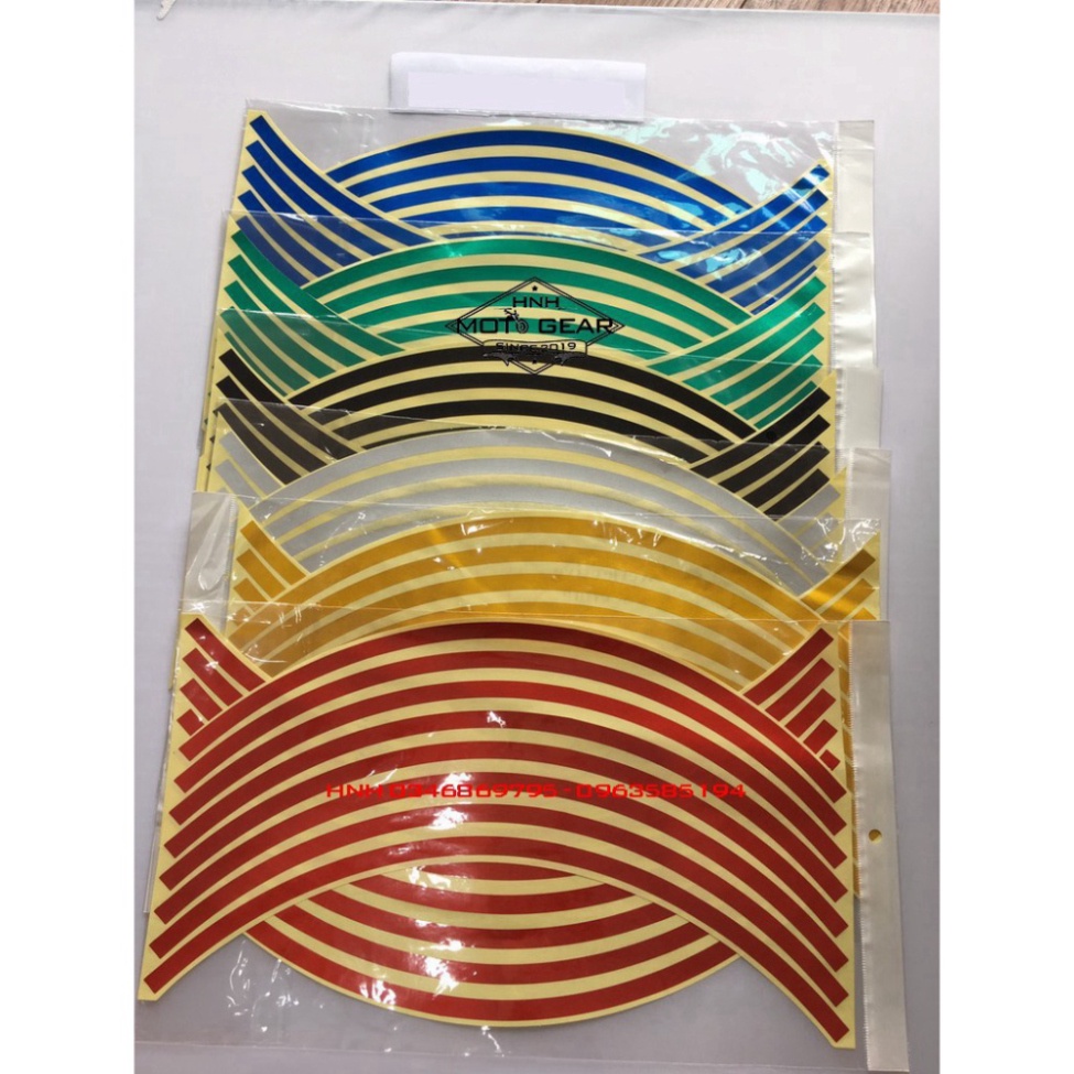 Tem Phản Quang 3M Dán Vành Cho Xe Máy