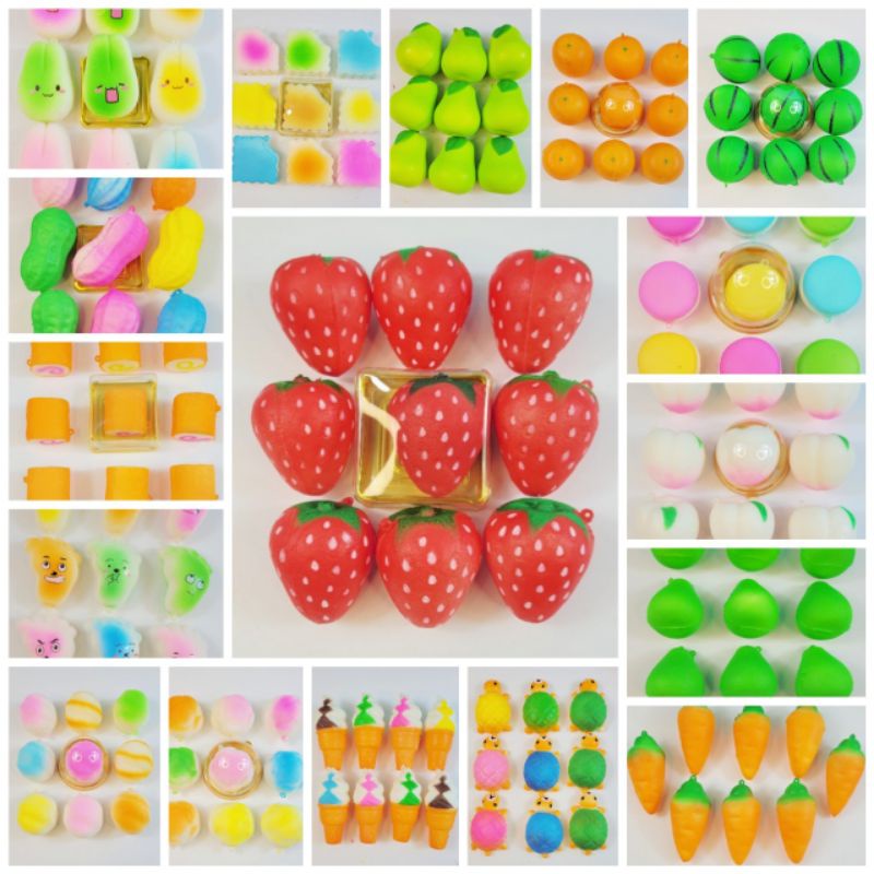 Đồ chơi squishy mini thư giãn có mùi thơm.