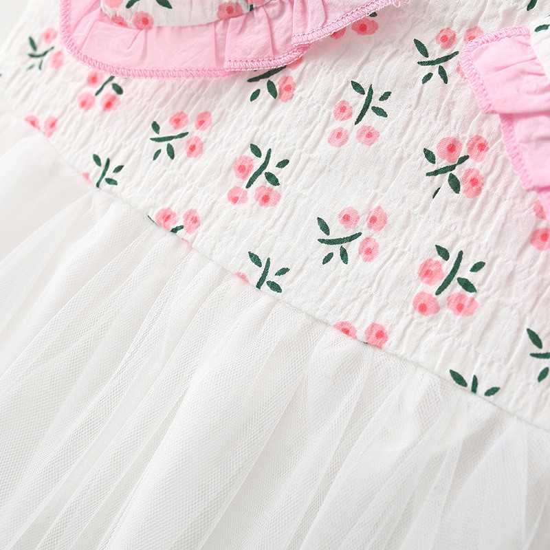 Váy công chúa bé gái Váy hoa  nhí bé gái size 1-3 tuổi VH78