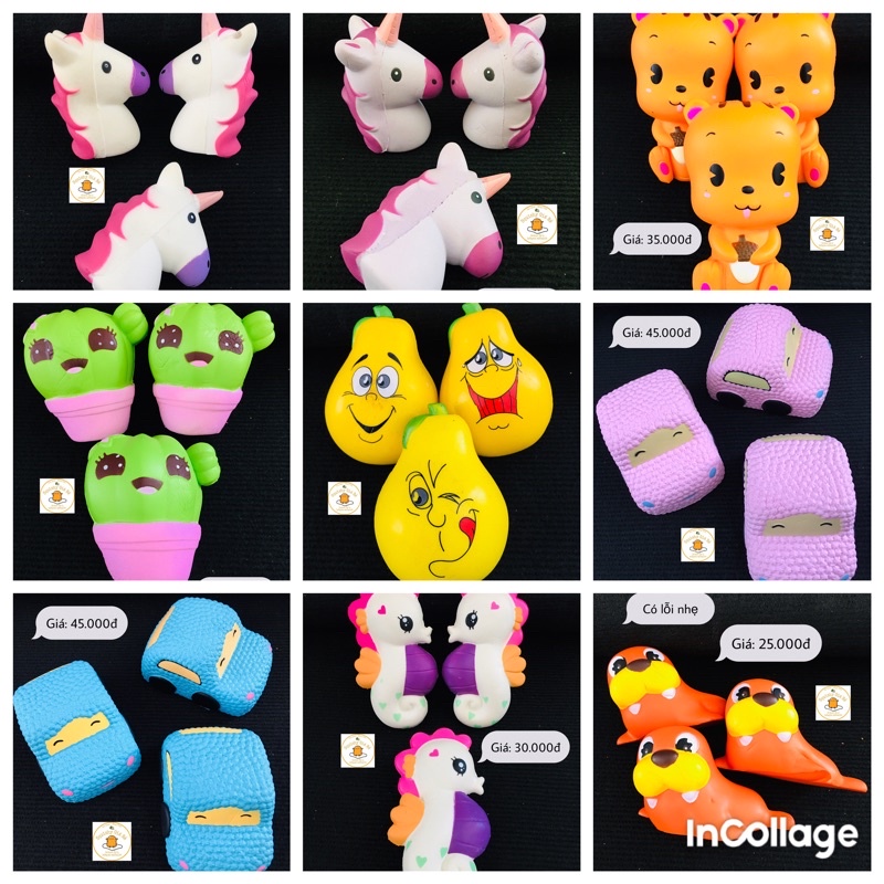 ĐỒ CHƠI SQUISHY GIÁ RẺ CHẬM TĂNG