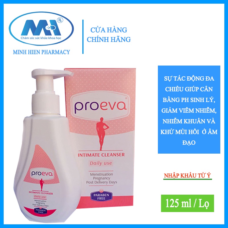 (✅Chính hãng)Dung dịch vệ sinh phụ nữ Proeva dung tích 125ml- Hàng chính hãng, nhập khẩu nguyên hộp từ Italia