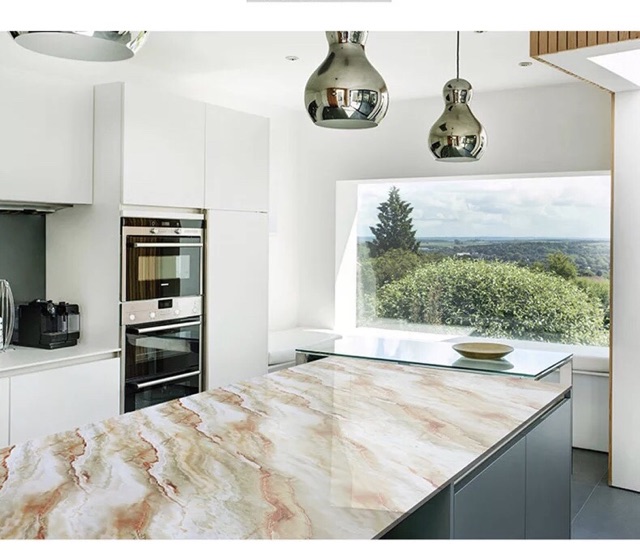 Giấy dán bếp có sẵn keo khổ rộng 60cm dài 5 met