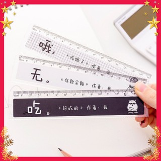 Thước kẻ Smile loại thẳng 15cm