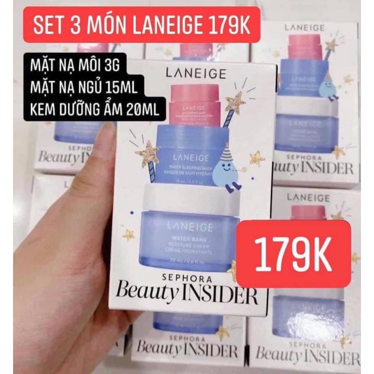 set dưỡng da laneige