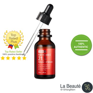 [Hàng Công Ty] Serum Vitamin C Dưỡng Trắng Sáng Da, Giảm Thâm Mụn - By Wishtrend Pure Vitamin C Advanced Serum 30ml