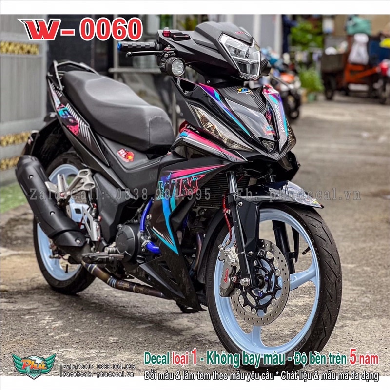 Tem rời winner Đen 7 màu
