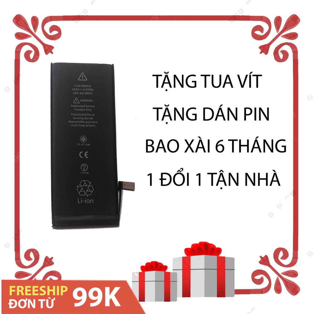 Pin IPhone 5 / 5s / 5c / 6 / 6S / 6Plus / 6SPlus Chuẩn Chất Lượng