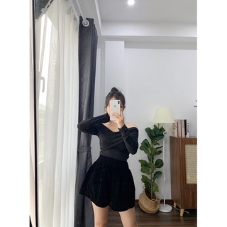 áo trễ vai chéo ngực