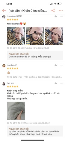 ( có sẵn )Khăn ủ tóc siêu khô cao cấp hình thật