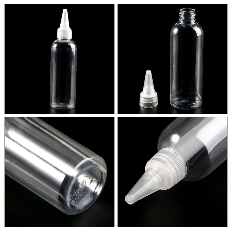 Lọ đựng keo trong suốt 100ml dùng làm đồ thủ công sổ lưu niệm diy