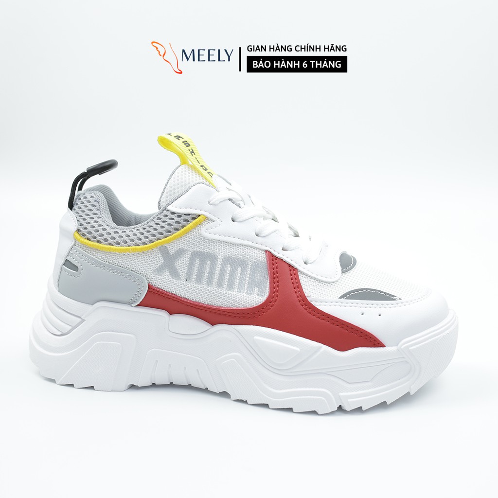 Giày Thể Thao Nữ Độn Đế MEELY Sneaker Ulzzang Nâng Đế Cá Tính - XMA65