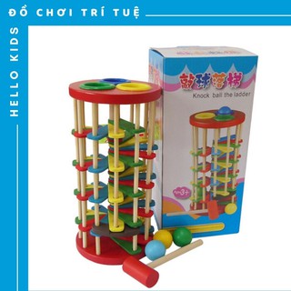 [HÀNG CAO CẤP] Bộ Đồ Chơi Đập Bóng Lốc Xoáy Cầu Thang