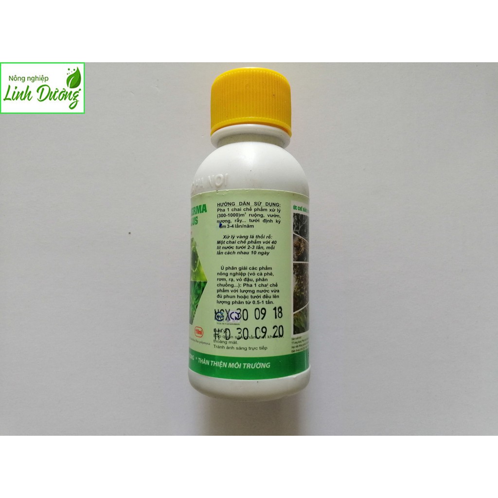 Chế phẩm TRICHODERMA BACILLUS 110ml - ỨC CHẾ NẤM, VI KHUẨN, TUYẾN TRÙNG