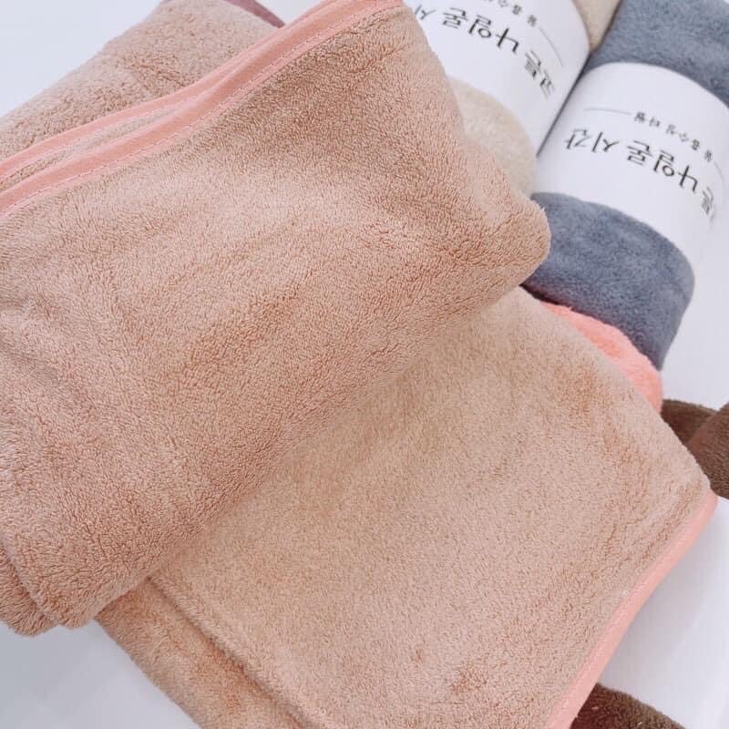 KHĂN TẮM LÔNG CỪU SIÊU THẤM XUẤT HÀN KT 70*140cm