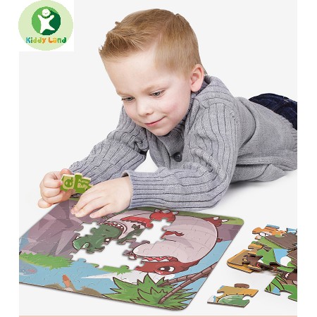 BỘ XẾP HÌNH NÂNG CAO LEVELED PUZZLES 4 cấp độ 1-4 tuổi