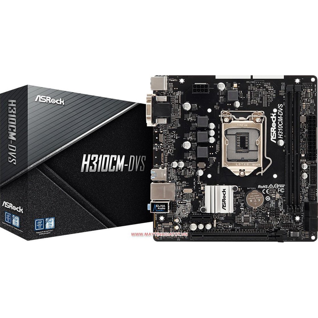 MAINBOARD ASROCK H310CM-DVS MỚI (NEW)