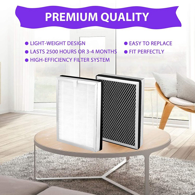Set 2 Bộ Lọc HEPA 3 Trong 1 Cho Medify MA-25 HEPA H13