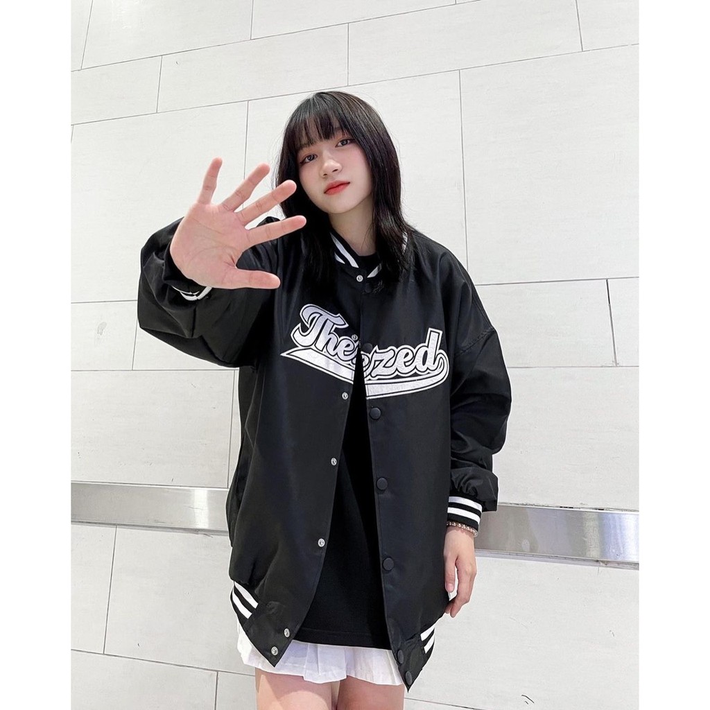 Áo khoác Bomber Unisex KA Closet - Jacket khóa kéo tay bồng form dáng rộng bigsize nam nữ ulzzang siêu đẹp | BigBuy360 - bigbuy360.vn