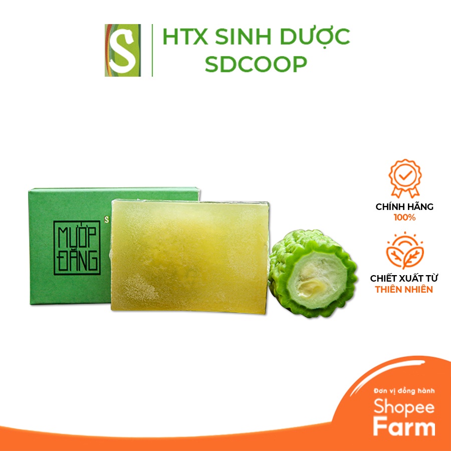 Xà Bông Sinh Dược- Xà Bông Mướp Đắng Mát Da, Ngừa Mụn Lưng 100gr