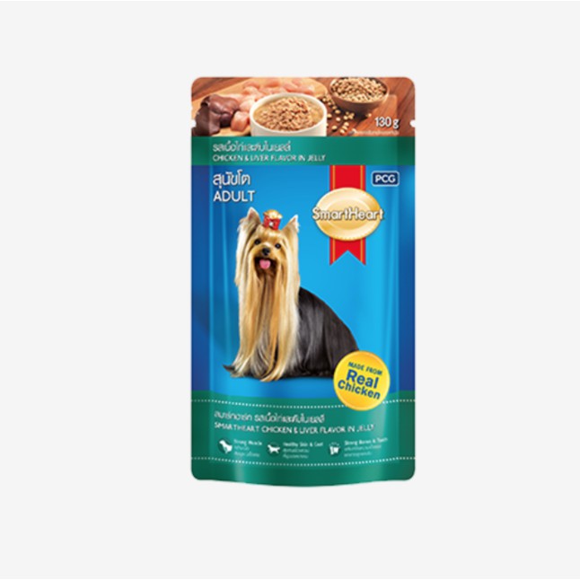 Pate gói Smartheart cho chó trưởng thành và chó con - 130gr
