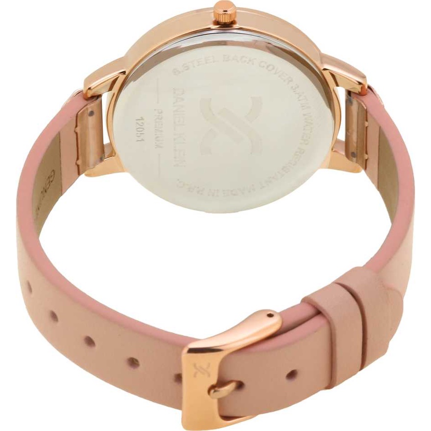 Đồng hồ nữ Premium Daniel Klein DK12051 chống nước, kính cứng chống va đập, dây da cách điệu cao cấp chính hãng | BigBuy360 - bigbuy360.vn