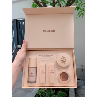 [ CHÍNH HÃNG 100%] BỘ TRANG ĐIỂM 3CE SOFT NUDE KIT