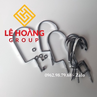 Đầu móc inox vuông 100 chiếc Chuyên Dùng các loại móc kẹp treo quần áo