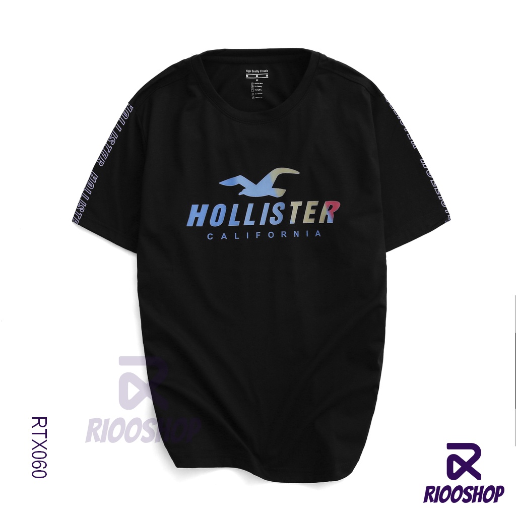 Áo thun nam cổ tròn cotton đắp vai cực chất Holli RTX060 - áo phông nam đẹp