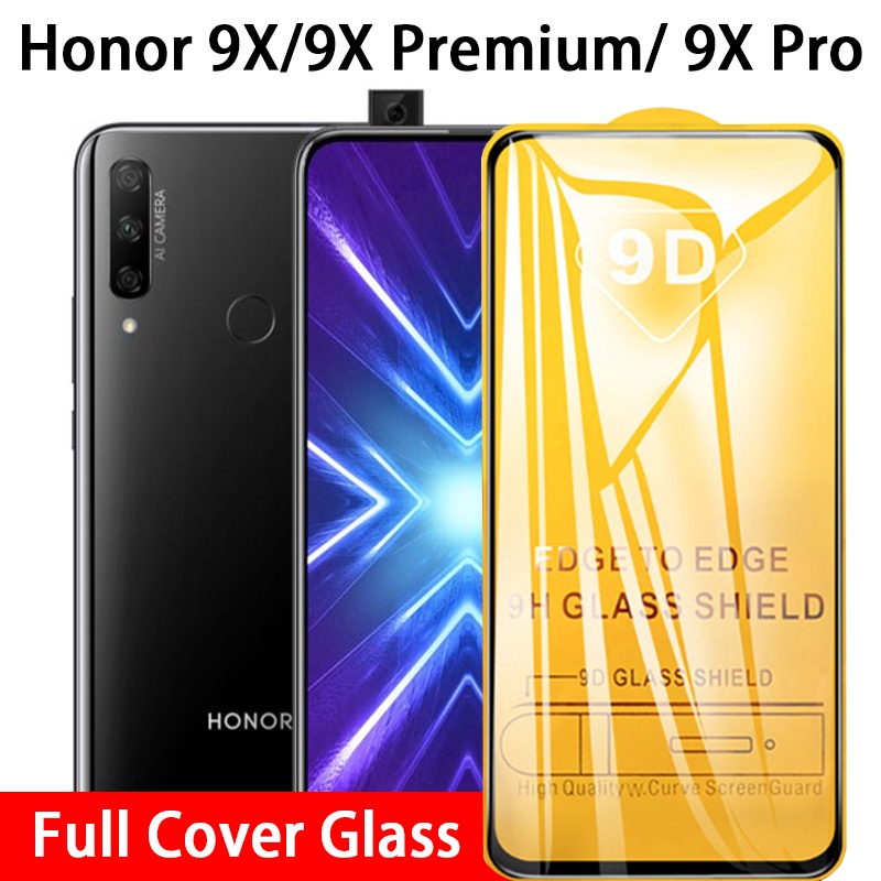 9D Full Glue Tempered Glass on for Huawei Honor 9X 9 X Premium Honor9x Pro 9xpro honor9 x 6.59 Screen Protector Protective Film