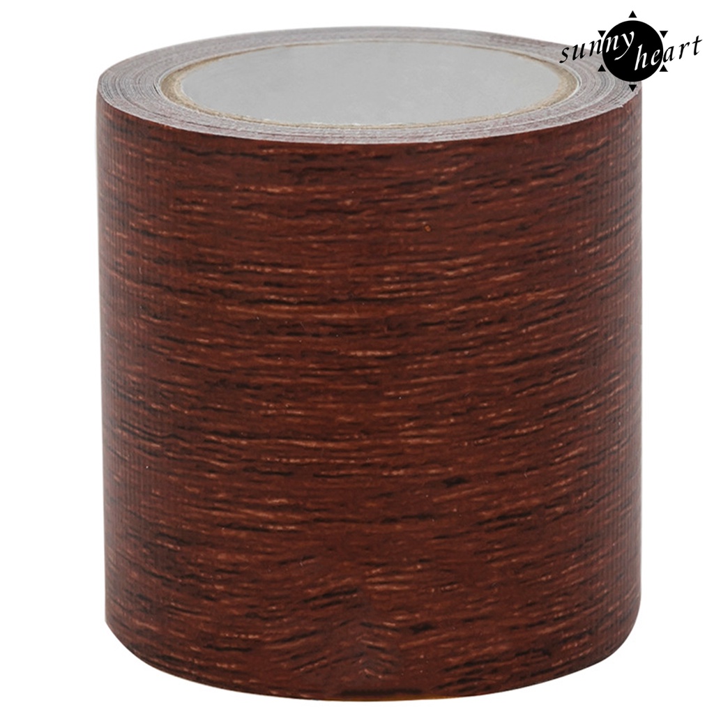 1 Cuộn Băng Keo Dán Sàn Nhà Bằng PE Họa Tiết Vân Gỗ Độ Dính Cao