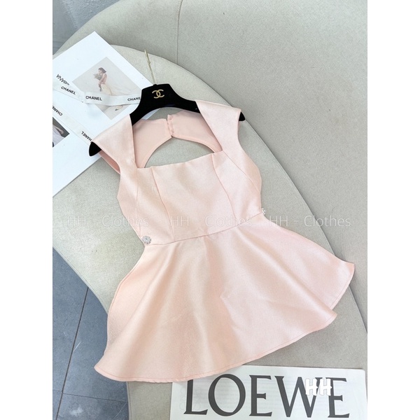 [Sẵn]ÁO TIỂU THƯ thiết kế hở lưng tag đá 🎀🎀 | BigBuy360 - bigbuy360.vn