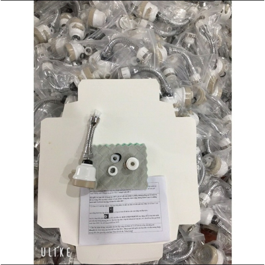 [FREESHIP] Đầu Vòi Tăng Áp Rửa Chén Xoay 360 Độ 3 Chế Độ Nước Chảy Dây Inox Giúp Tiết Kiệm Nước Hiệu Qủa.