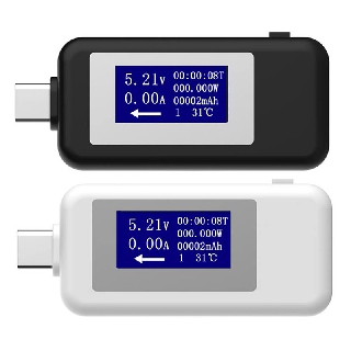 Bộ kiểm tra USB loại C C Vôn kế kỹ thuật số Ampe kế Máy dò Ampe kế