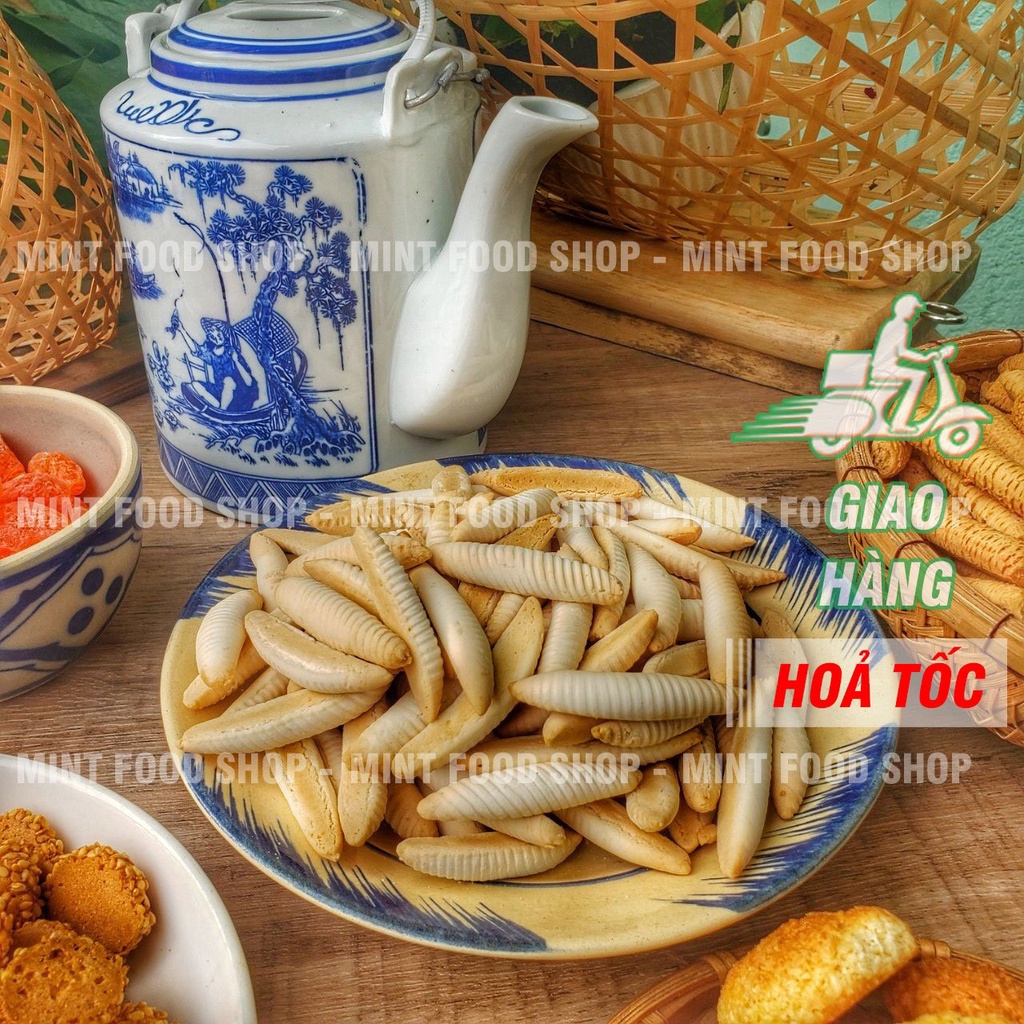 Bánh Đuông Dừa Truyền Thống Lon 300Gram & Túi 1KG
